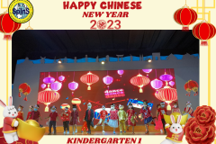 CNY LEVEL A LANDSCAPE Cream And Red Modern Illustration Lunar New Year Greeting Instagram Story (1080 × 1080 piksel) (297 × 210 mm) - 4