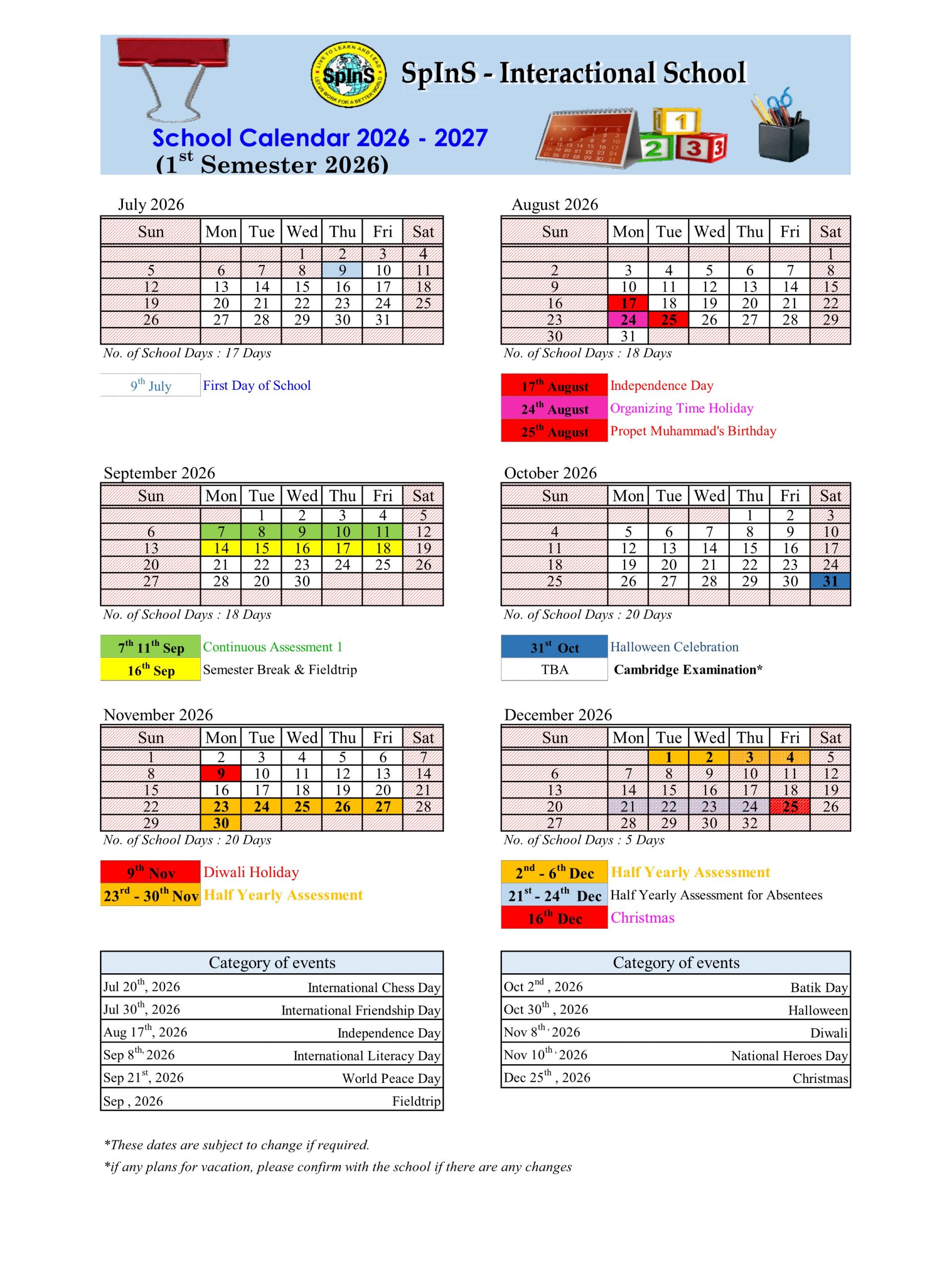 1st & 2nd Sem - Academic Calendar (2026 - 2027) 2 side_1